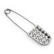 Gcs Londra 60 Spille Da Balia Grandi 4/52 Mm - Confezione Da 50 + 10 In Regalo, Argento, Multiuso