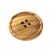 Bottone 4 Fori In Legno Ulivo