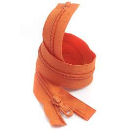 Cerniera Divisibile Spirale 40 cm Arancio | Panini Tessuti Tendaggi e